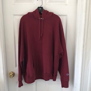 Men’s XL Reverse Weave Champion Hoody Maroon